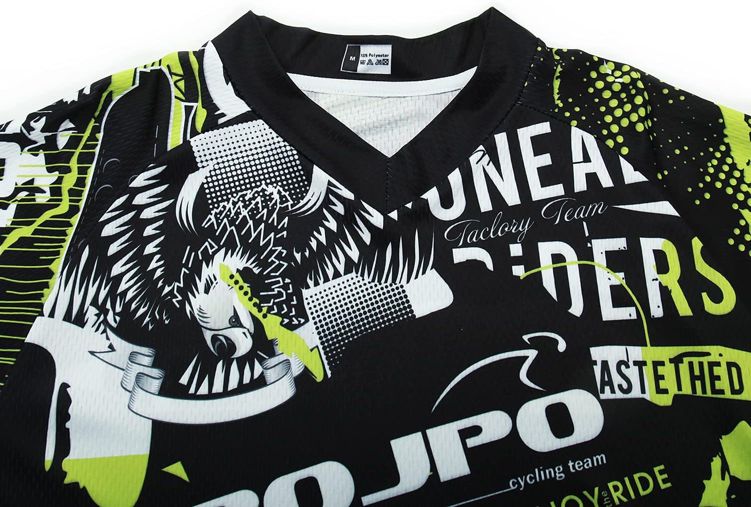 JPOJPO Men's Mountain Bike Jersey Long Sleeve Downhill&Motocross Shirts Breathable/Moisture-Wicking T-Shirt - Image 4