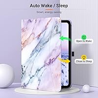 Vista 5 de MoKo Funda para iPad de 10ª generación para iPad de 10.9 pulgadas 2022, funda para iPad de 10ª generación [visión multiángulo] Funda inteligente