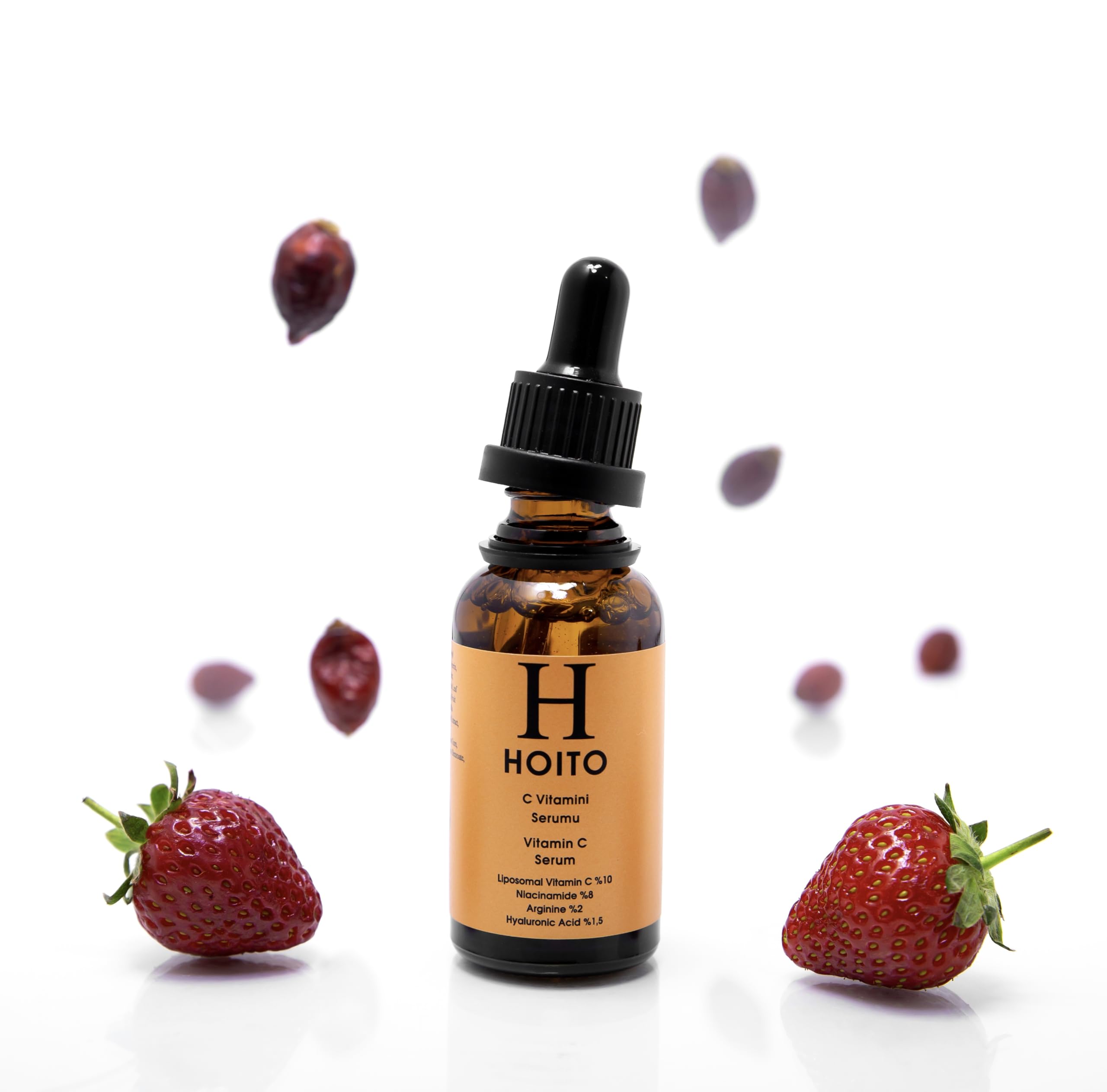 Hoito C Vitamini Serumu 30ml-liposomal Vitamin C% 10 Niacinamide% 8 Arginine% 2 Ha% 1,5