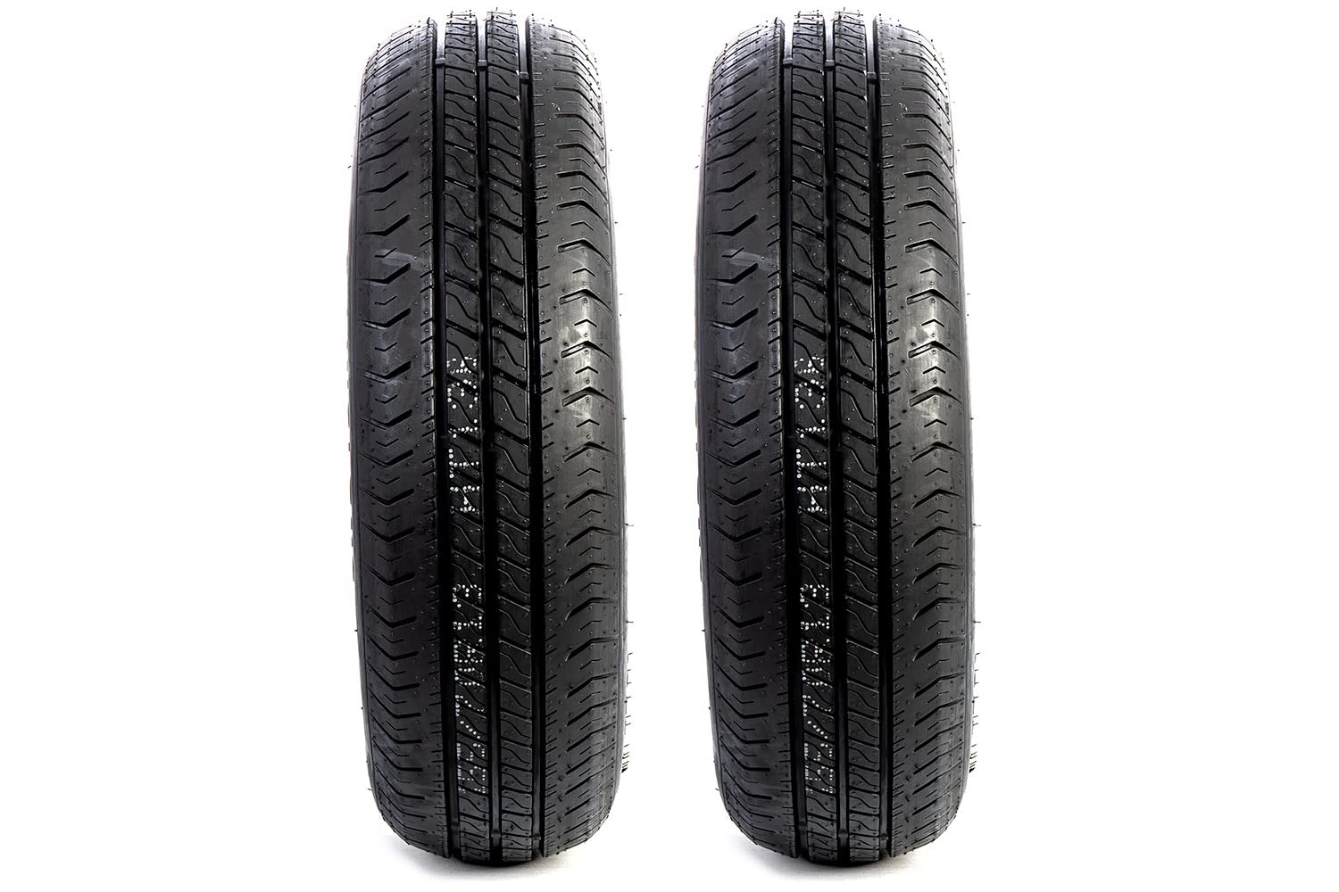 UNITRAILER Set di pneumatici per tutto l'anno 2x 155/70 R13 75N – Pneumatici per rimorchi da 13 pollici per rimorchi e caravan, ciascuno con capacità di carico di 387 kg, stabile per l'uso