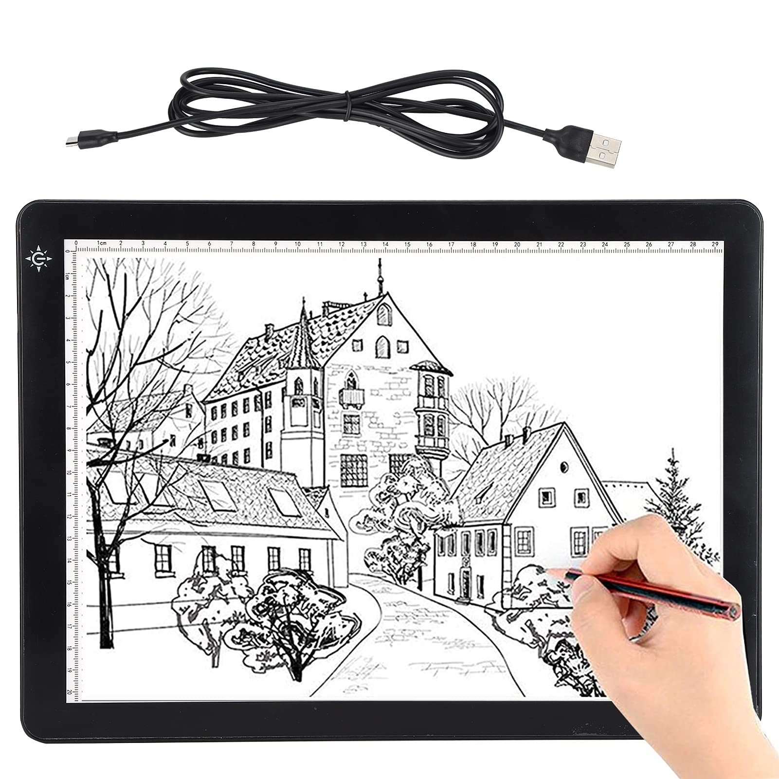 Malowanie Brightpad Copy Graffiti Panel LED 3 Elektroniczna tablica kreślarska z regulacją światła do domu i szkoły