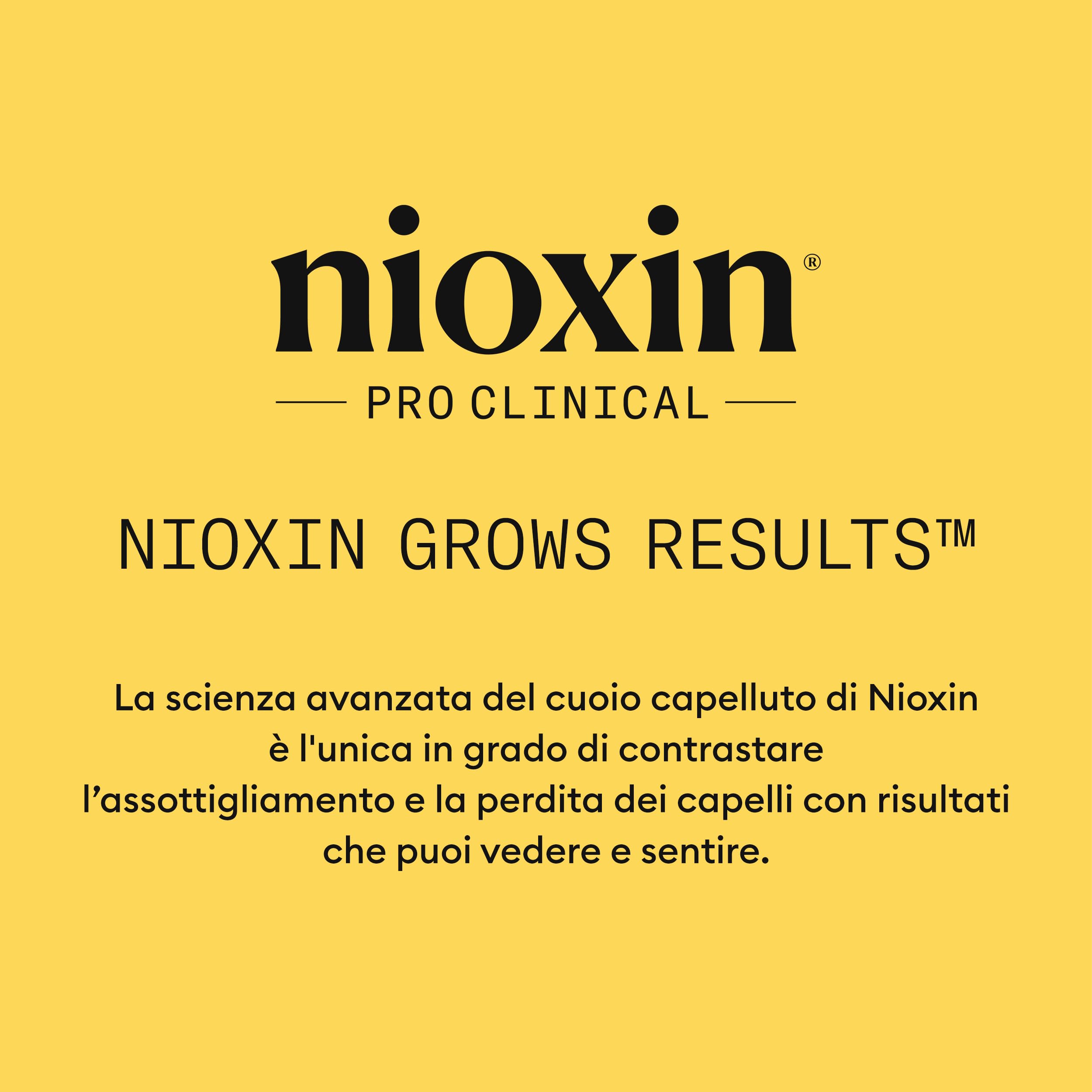 Nioxin Scalp + Hair Thickening Sistema 1 Shampoo, Balsamo, Trattamento Cuoio Capelluto per Capelli Naturali con Assottigliamento Lieve