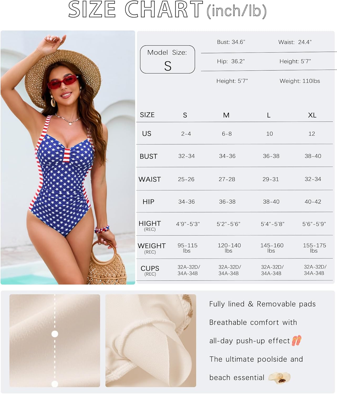 XUNYU Women One Piece Swimsuits Tummy Control Bathing Suit Teens Floral Swim Suits Full Coverage Modest Sculpt Swimwear 2026 - Image 6