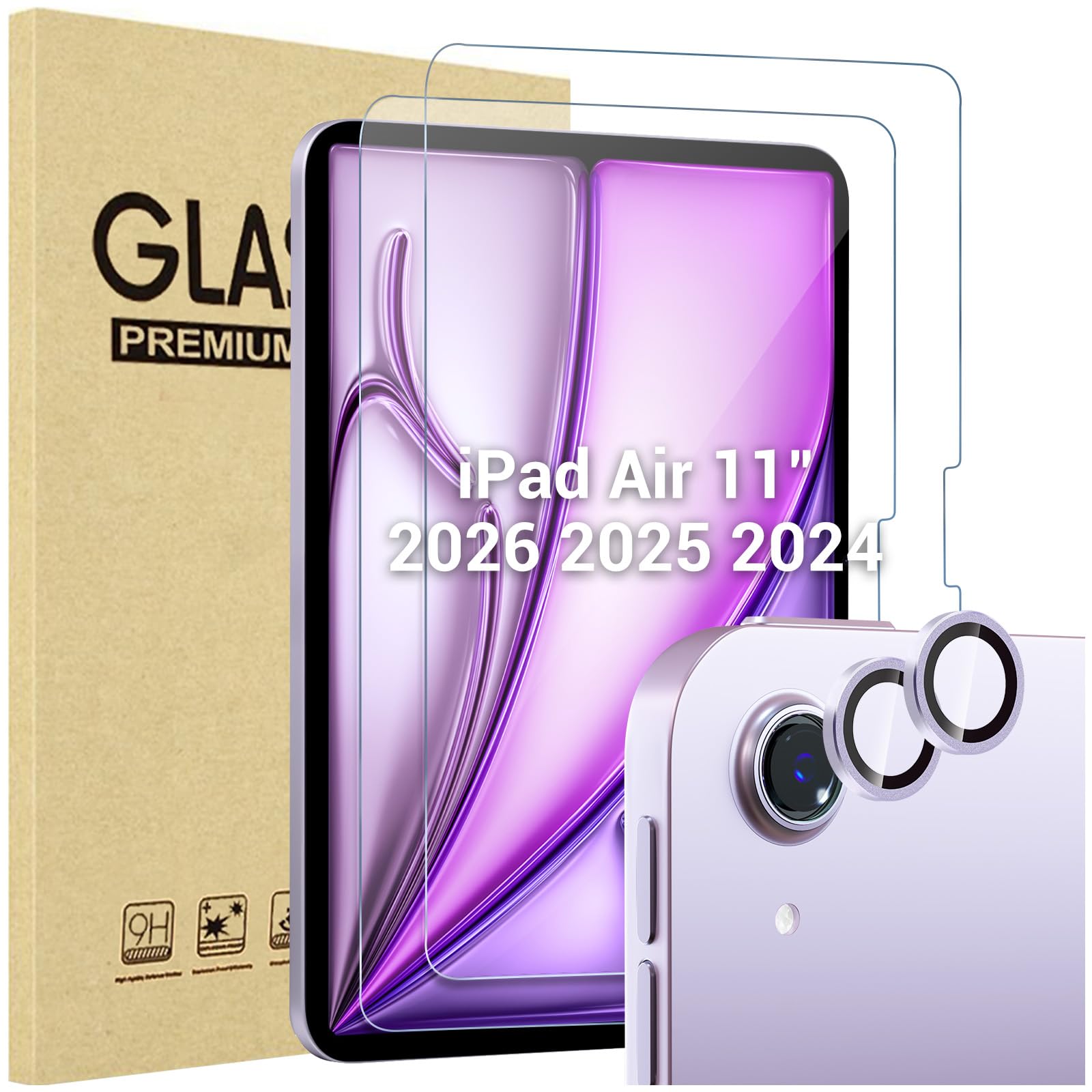 Amazon.com: ProCase 2+2 Pack Screen Protector for iPad Air 11 inch