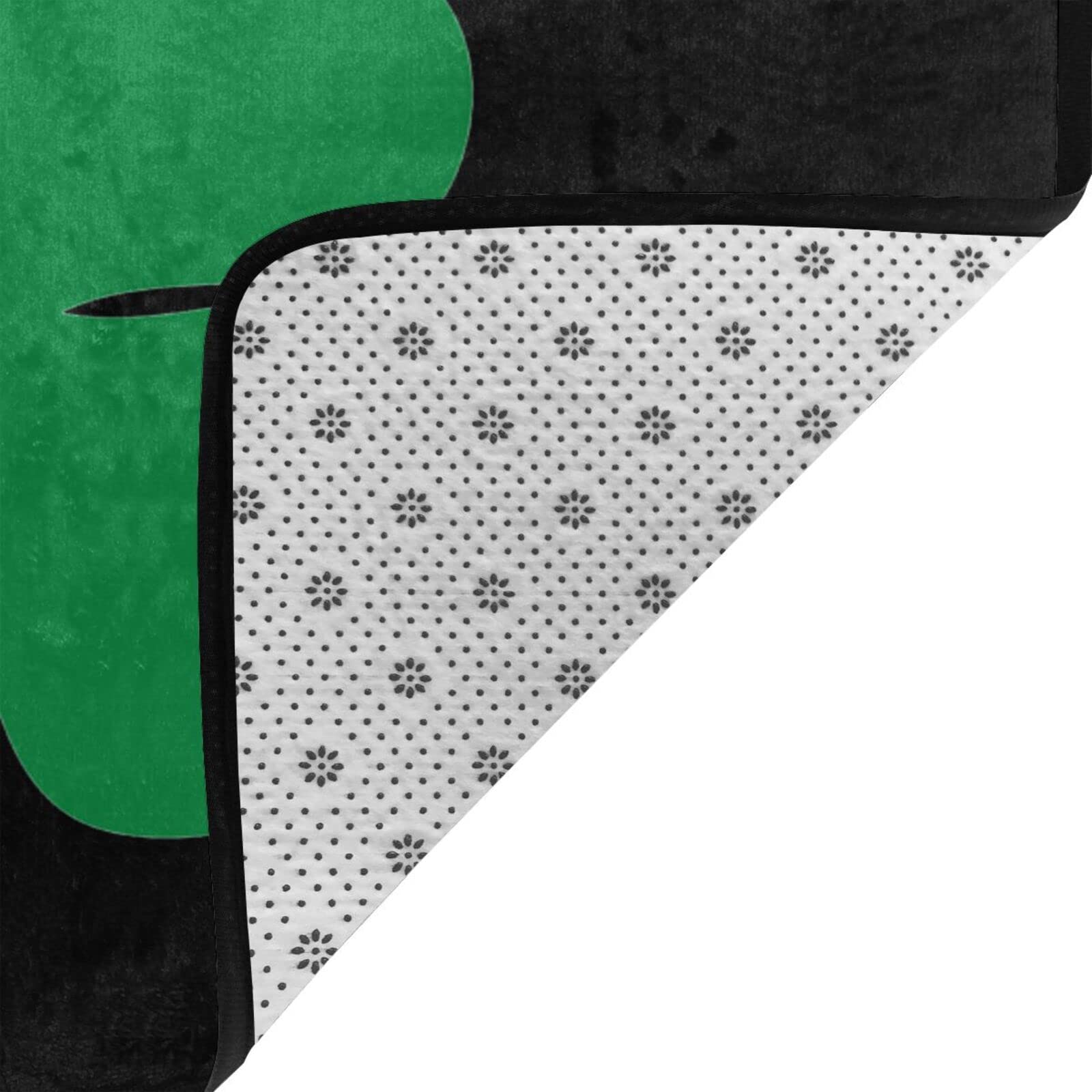 Amazon.com: Green 4 Leaf Clover Area Rug Living Room Bedroom