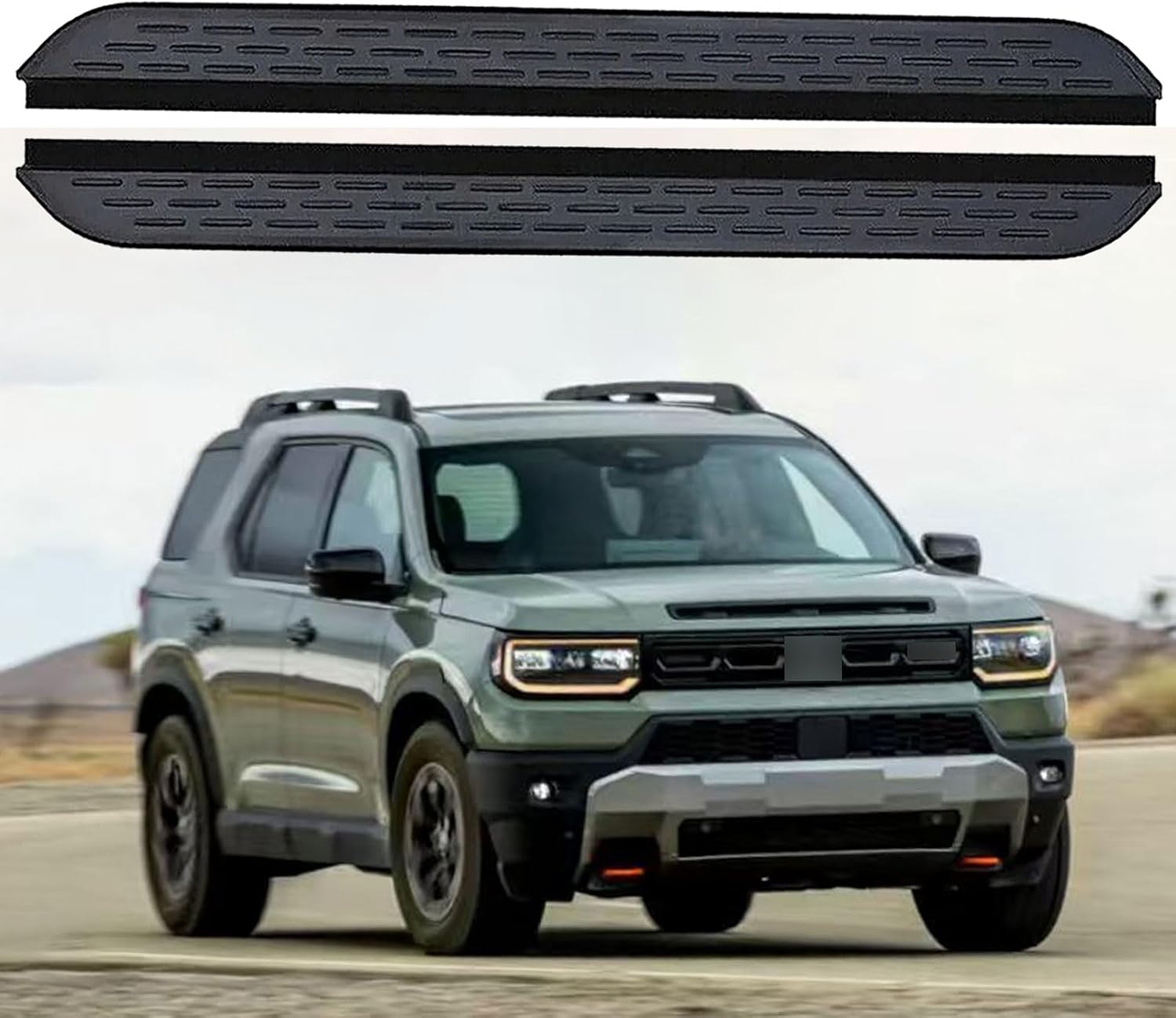 Running Boards Compatible with Honda Passport 2026 2027 Side Steps Running Board Aluminum Nerf Bar Pedal with Brackets 2PCS