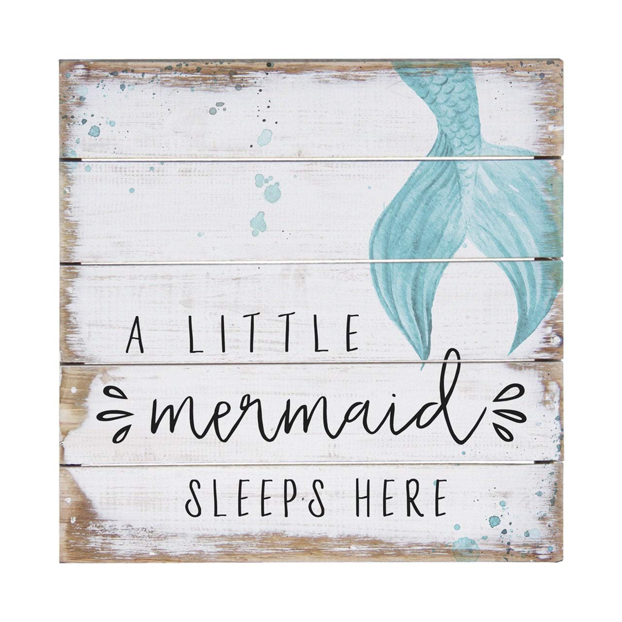 godblessign Mermaid Sign A Mermaid Sleeps here Kids Room Girls Room Rustic Wood Sign Mermaid Decor