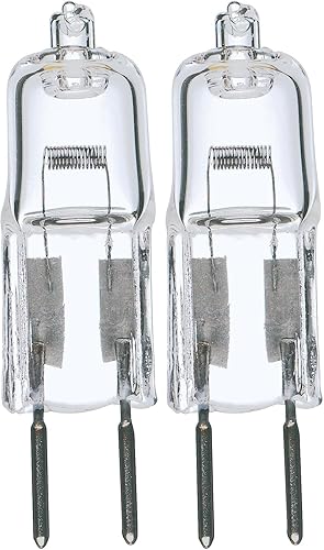 Satco S3468 - Bombilla base T3 G4, 1tarjeta, 12 V, 20 W, transparente (paquete de 2)