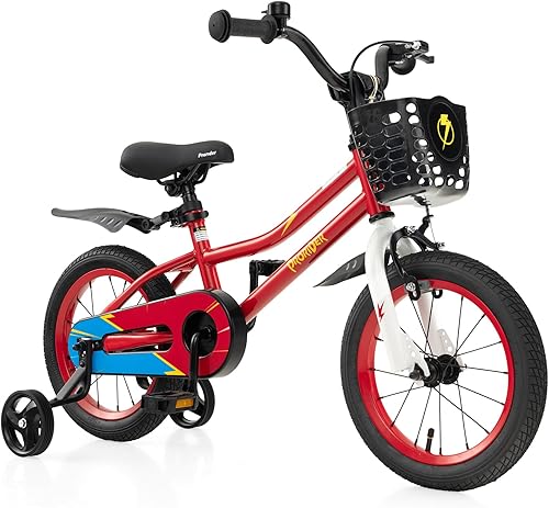 BABY JOY Bicicleta para niños, 12, 14, 16, 18, 20 pulgadas, bicicletas para niños y niñas, adolescentes de 3 a 8 años o más con ruedas de