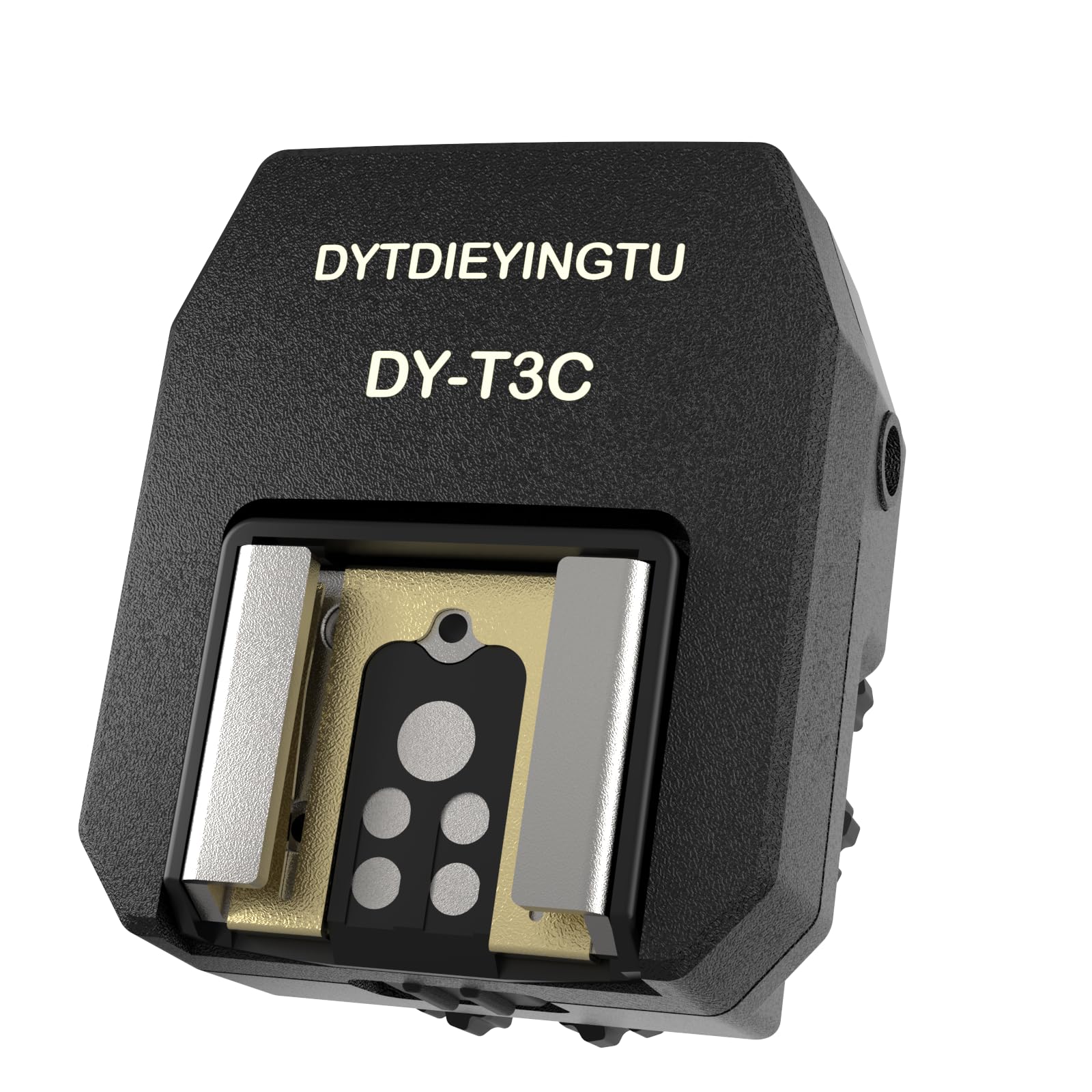 DY-T3C for Canon Camera Flash Hot Shoe Adapter Mount Top-Mounted Expansion Accessory: Multi-Flash synchronous Shooting with Cable Converter (DY-T3C 1PCS + PC Cable 1PCS)