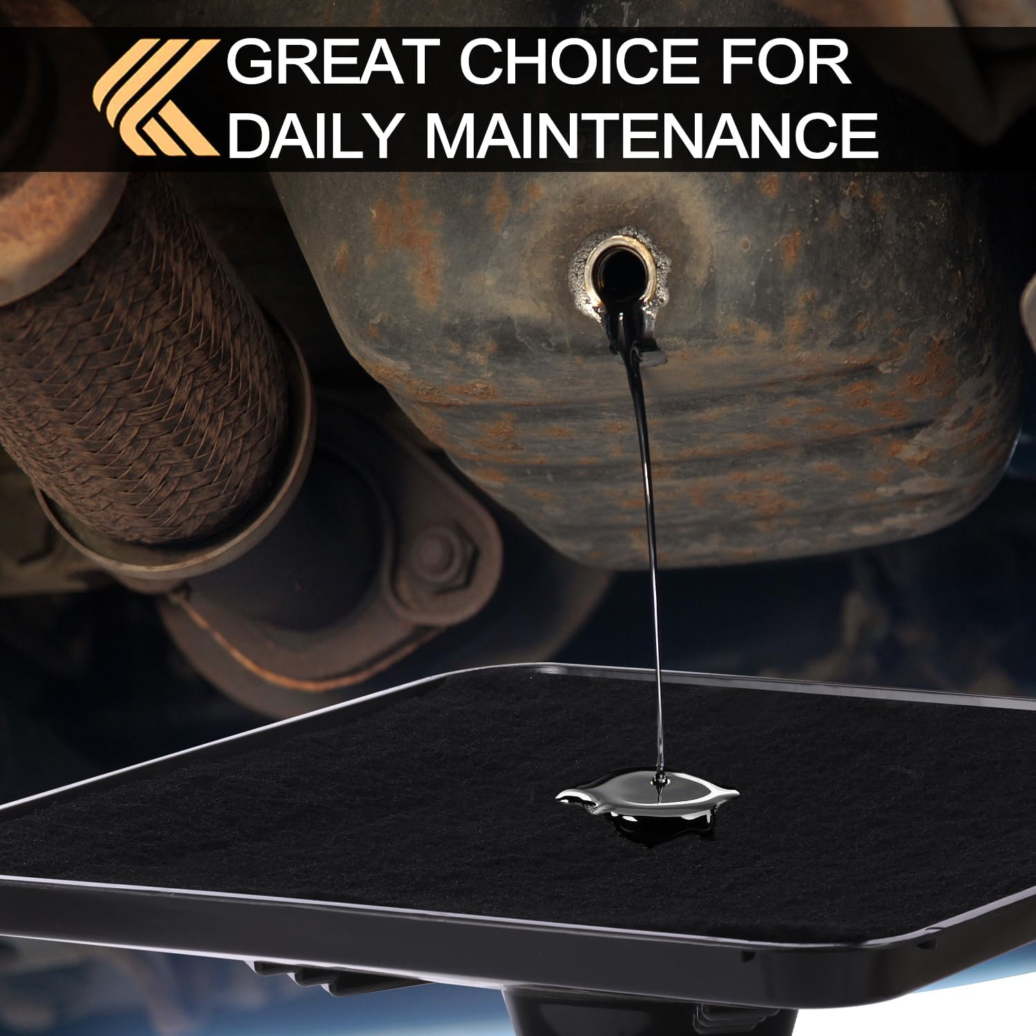Transmission Drain Pan with 1 Pad