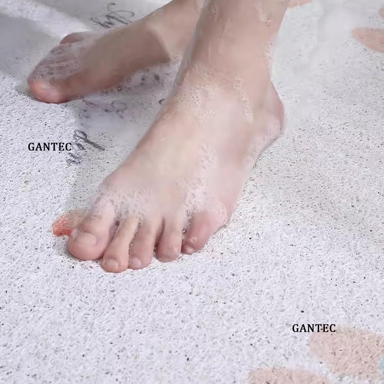 Alfombrilla de Ducha, Alfombrilla de baño Suave Antideslizante para el Interior de la Ducha, Alfombrilla de Puerta para baño, Cocina o Dormitorio con Orificio de Drenaje, cómoda Alfombrilla
