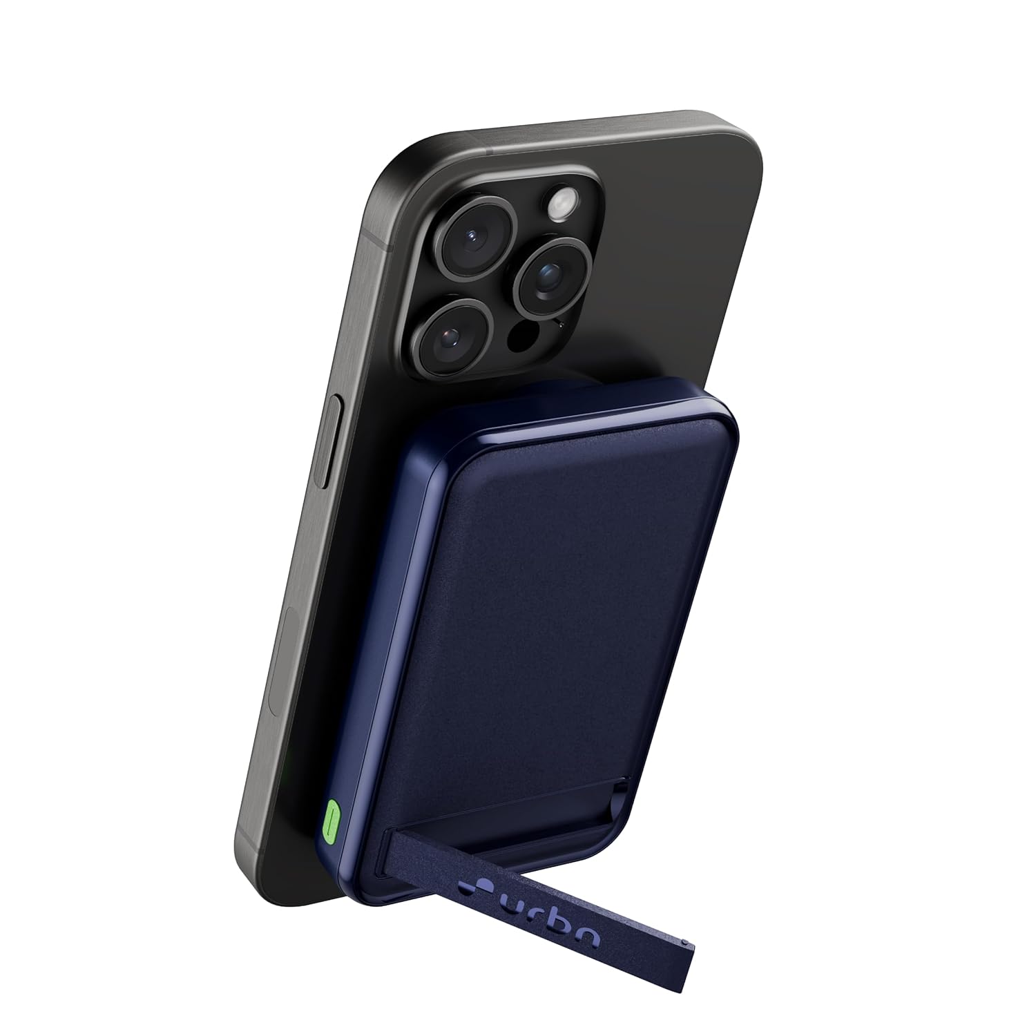 URBN Wireless Power Bank for iPhone, 10000mAh MagSafe Charging with Stand, 22.5W QC+PD Output, Strong Magnetic, for iPhone 12 & Above, Android & Other Qi Enabled Devices (Blue) Toy Review India (Iknoor World )