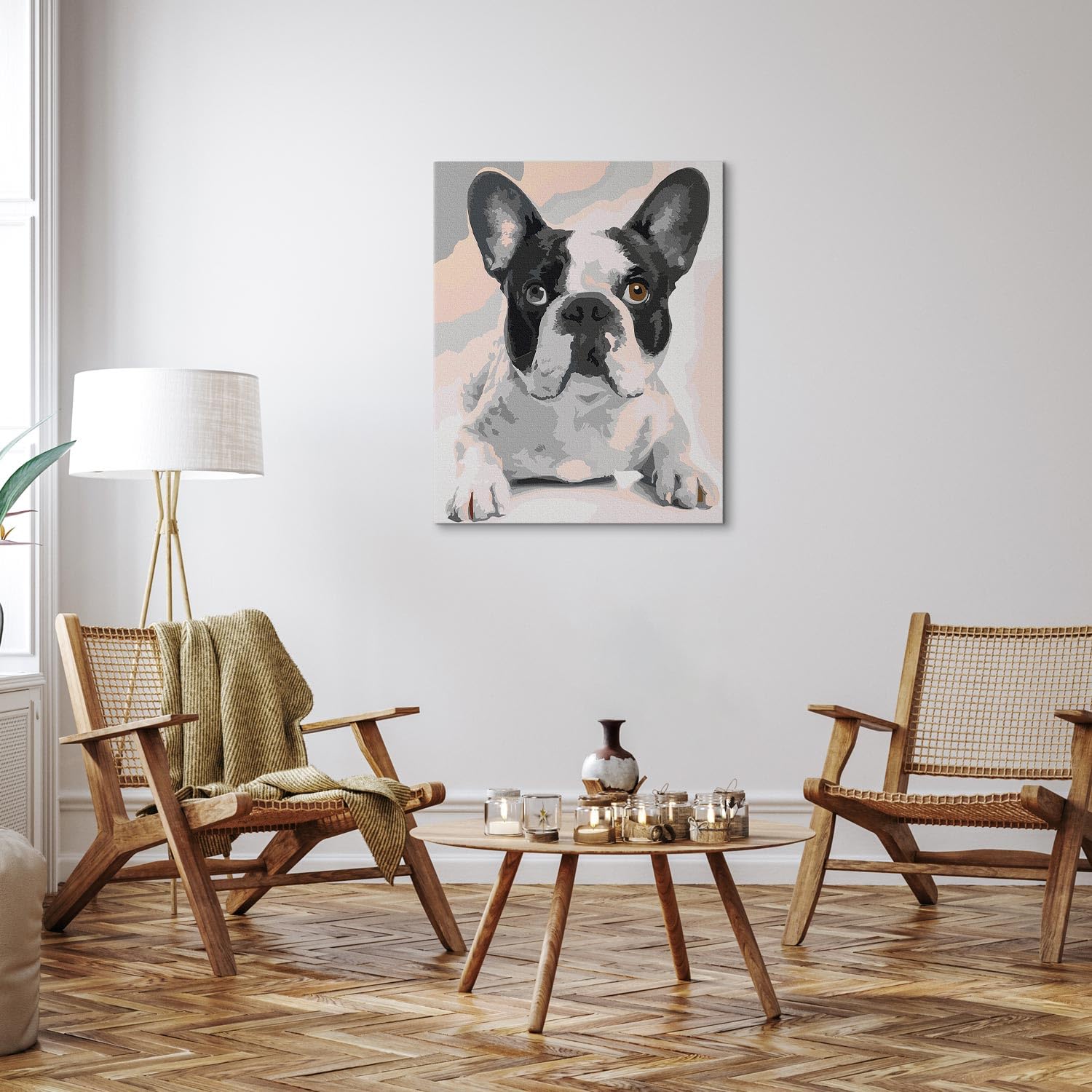 murando - Quadro da Dipingere con i Numeri Adulti Cane 40x50 cm