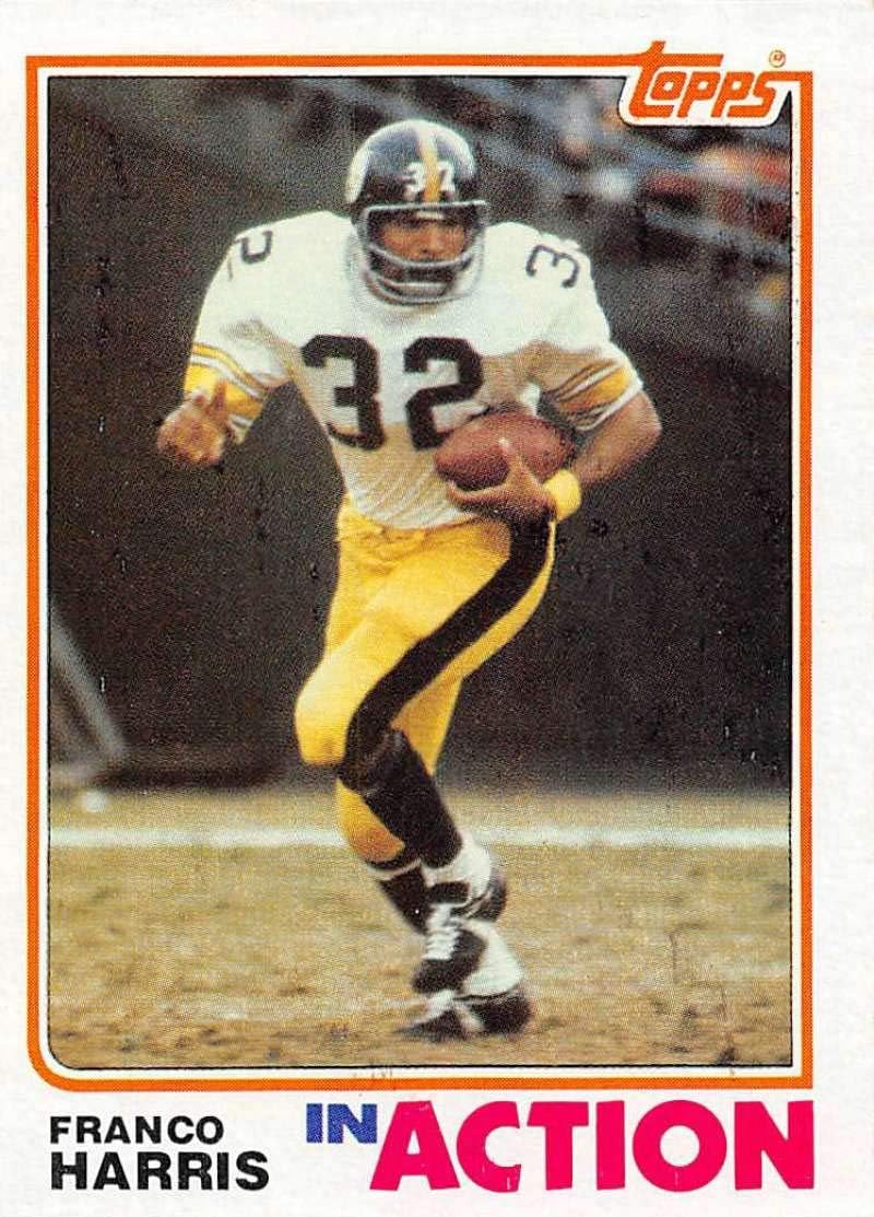 1982 Topps Football #212 Franco Harris Pittsburgh Steelers IA