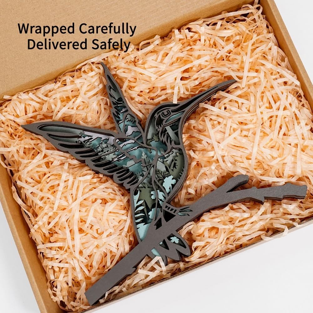 3D Wooden Animal Carving Multi-Color LED Night Light, Wood Carving Light, Modern Home Decoration, Decorative Tables, Cabinets, Living Rooms, Bedrooms, Offices, Farmhouses, Bookshelves, Perfect Gifts