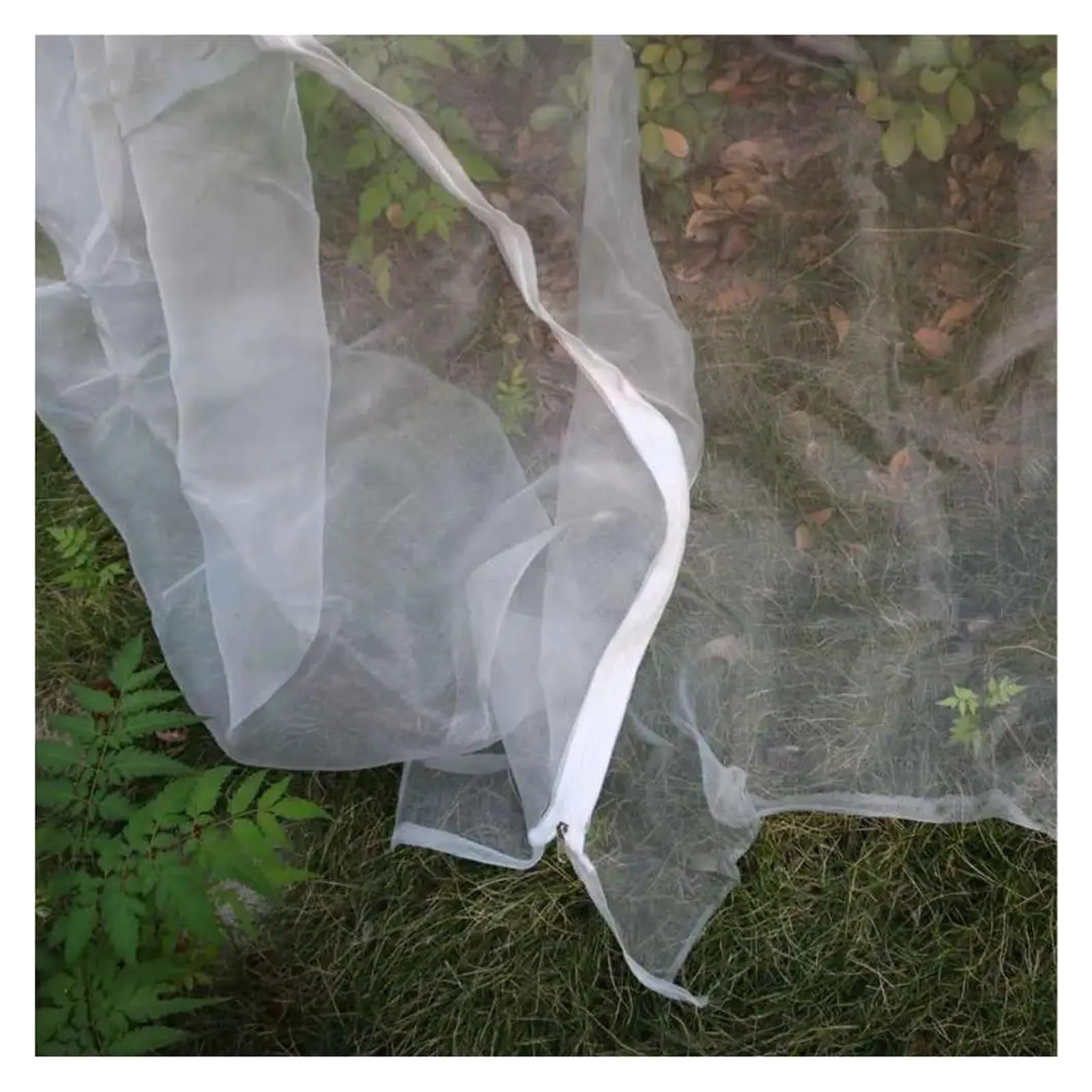 Red de nailon antipájaros de malla 80 para jardín, cubierta de protección para plantas y árboles frutales, red de invernadero con cremallera, 3 x 2 x escudo de cultivo de verduras
