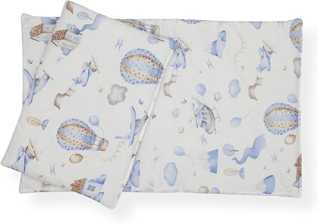 CuddlyZOO Dolls Teddy Quilt /Duvet Pillow Bedding Set Fits Up to 46cm 18" Doll Pram /Cot