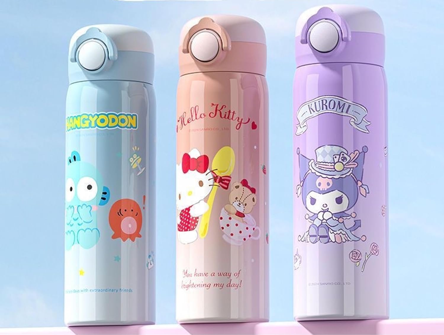 Kuromi Stainless Steel Insulated Water Bottle 500ml - Image 3
