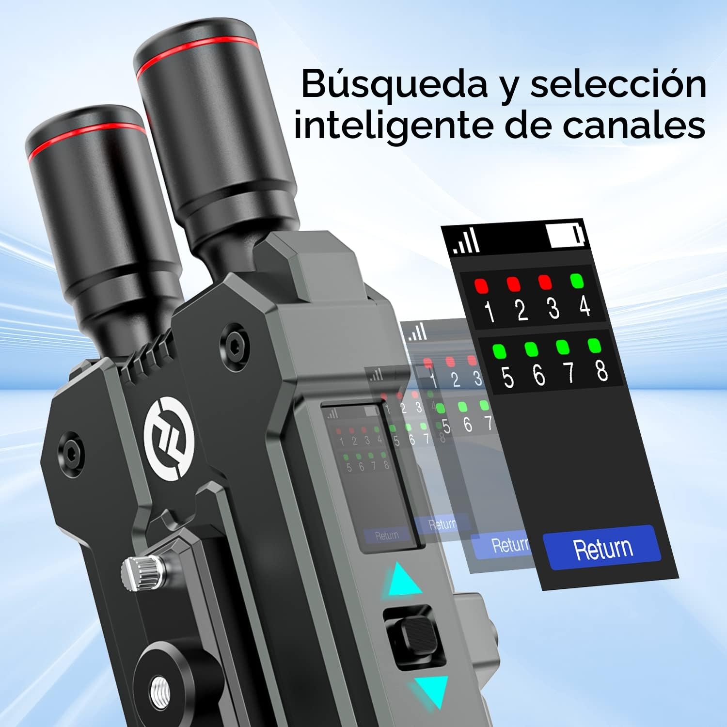 Hollyland Mars 4K [Oficial] Sistema inalámbrico de 5G vídeo inalámbrico SDI HDMI Interfaz 4Kp30 FPS con Punto Decimal, UHD/FHD/HD, 150m LOS Rango 66ms Latencia, 12-20Mbps, 4 App para monitoreo-1TX