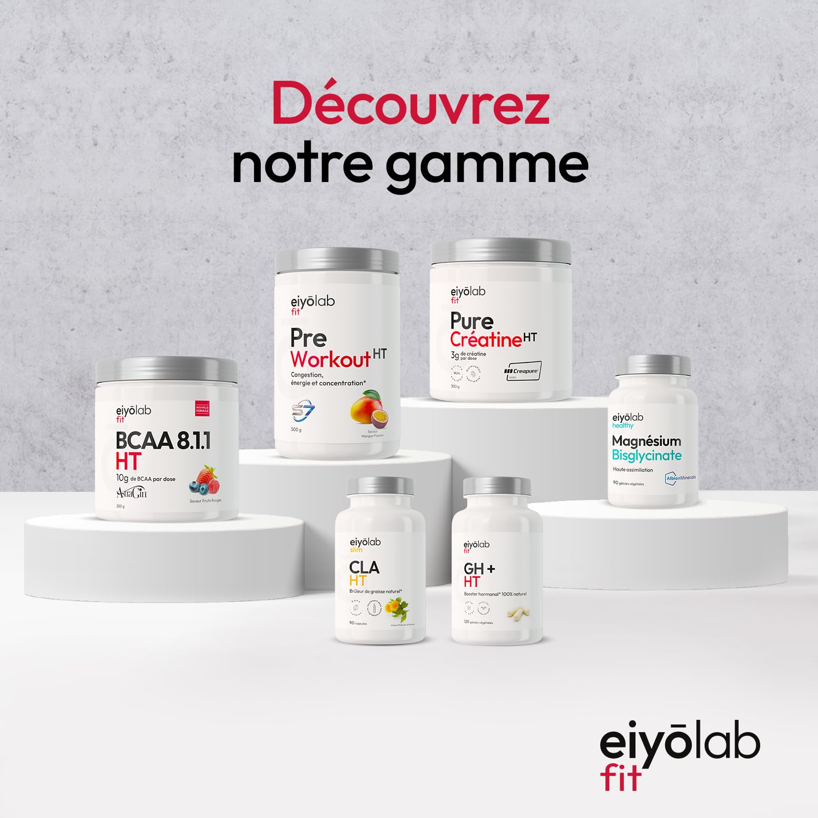 Vegan HT | 78% de protéines | 6 sources : Pois, Riz, Chanvre, Courge, Tournesol, Isolat Féverole | Sport & Musculation | BCAA | Sans soja | Texture Onctueuse Saveur Chocolat Noisette | 750g | Eiyolab