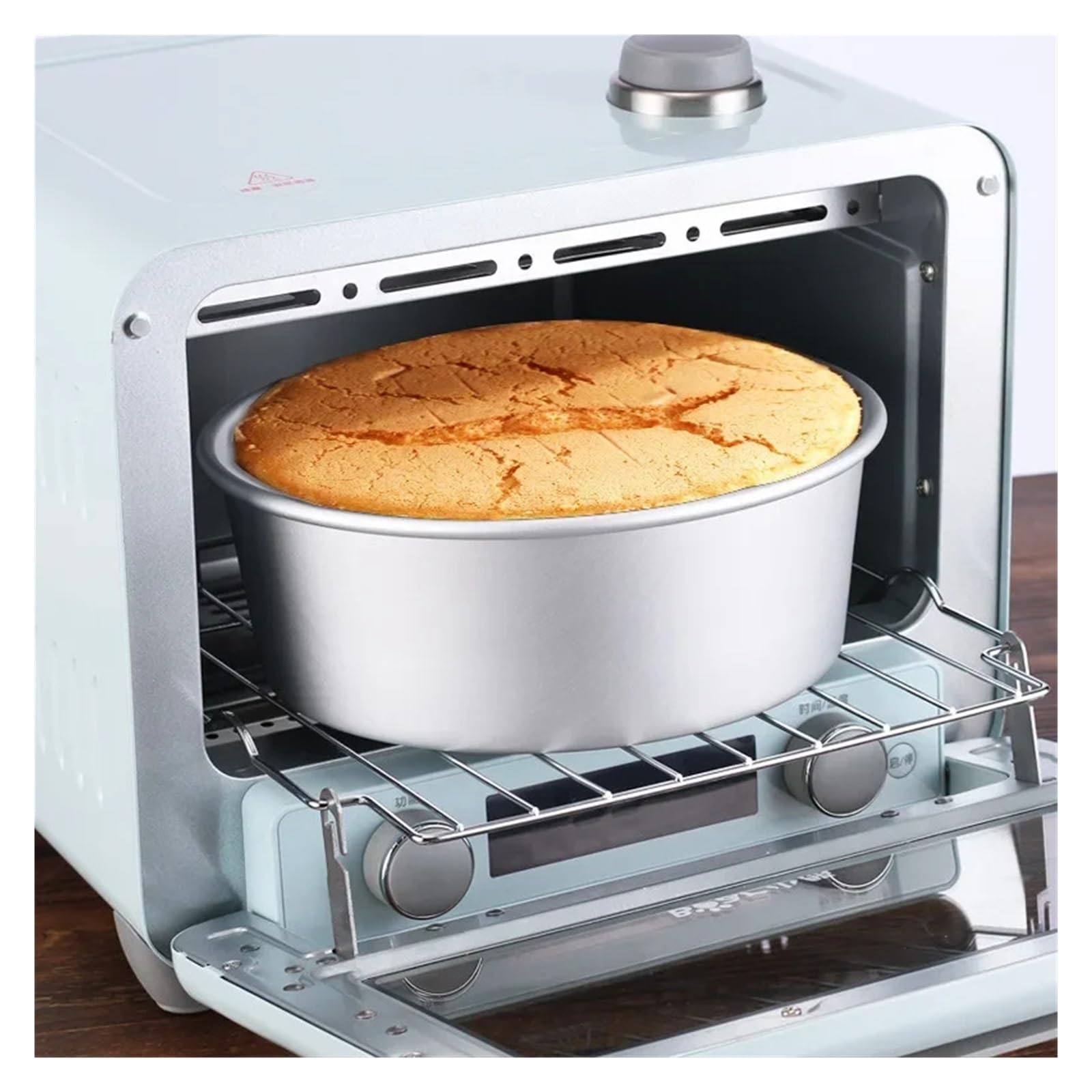 Genérico Molde redondo for pasteles de 4/6/8/10/12 pulgadas con fondo extraíble de aleación de aluminio, juego de moldes antiadherentes for hornear, herramientas de cocina(2+4+6+8+12 5PCS Set)