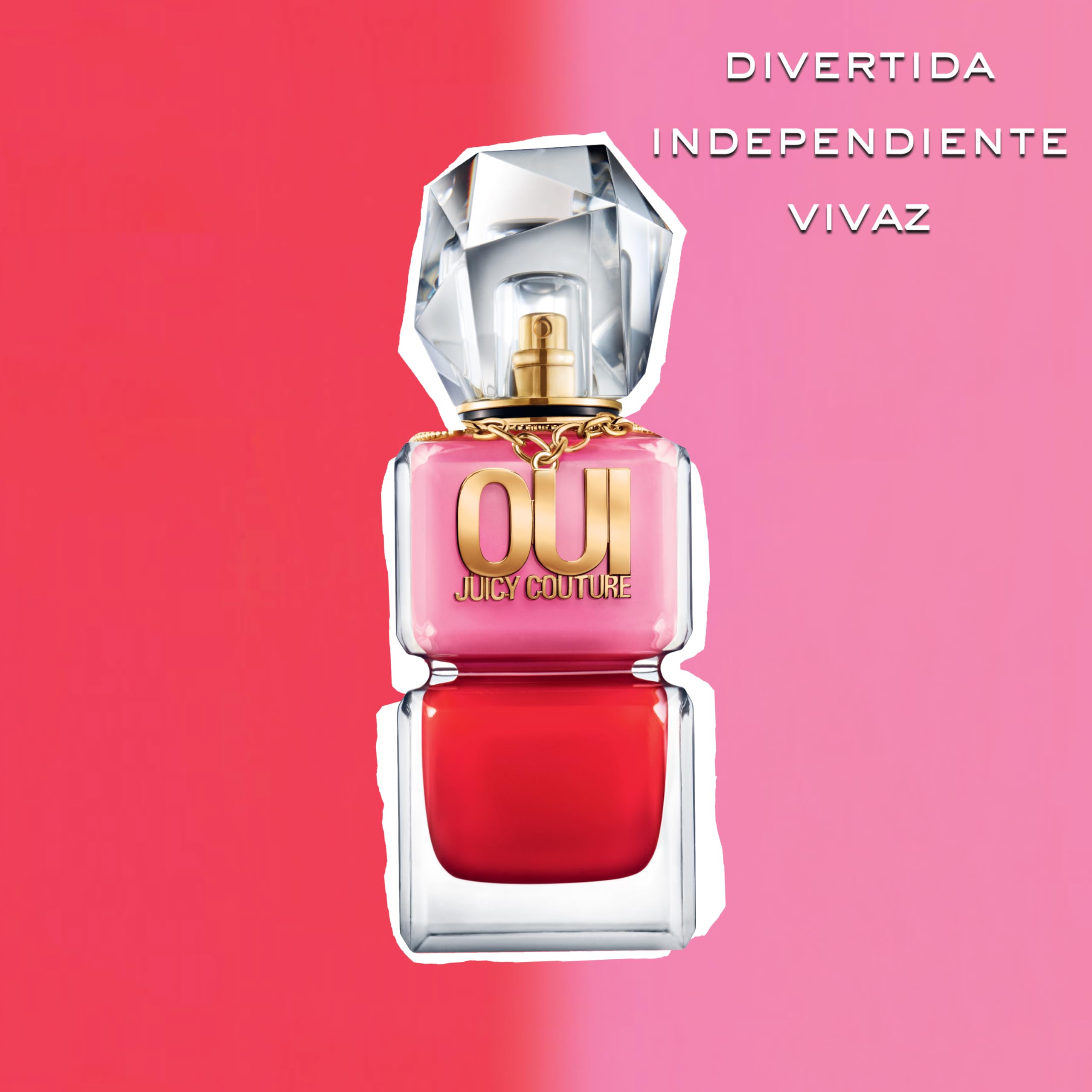 Juicy Couture - OUI, Eau de Parfum Spray - Fragancia Afrutada y Floral, con Notas de Sandía, Jazmín y Maderas Techno, Perfume para Mujer