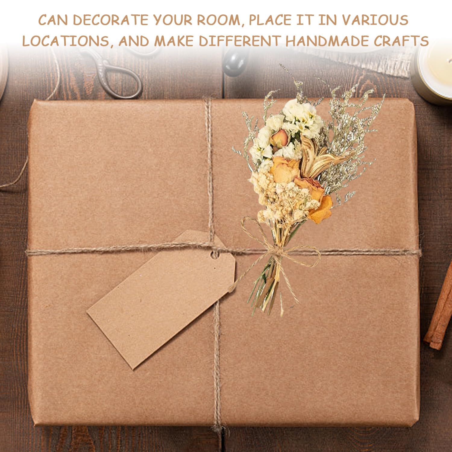CVFRTT 6 Bouquets Fleurs Séchées – Décoration Naturelle Vase, Bureau, Cadre Photo Artisanat