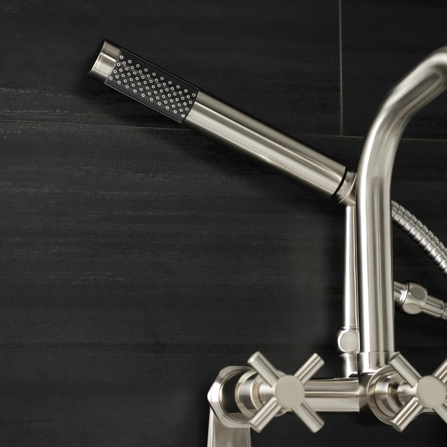 Kingston Brass AE8457DX Concord Clawfoot Tub Faucet, Brushed Brass, 7 x 9.25 x 10