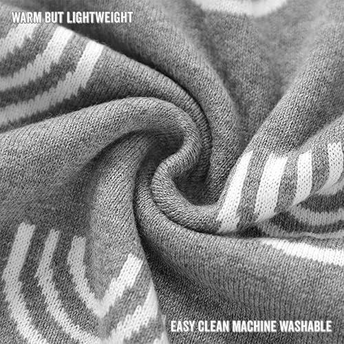 Miniatura 156 de Manta para bebé, 100 % algodón de lujo, suave, acogedora, ligera, unisex, para recepción, manta de regalo para recién nacidos, bebés y niños Oveja