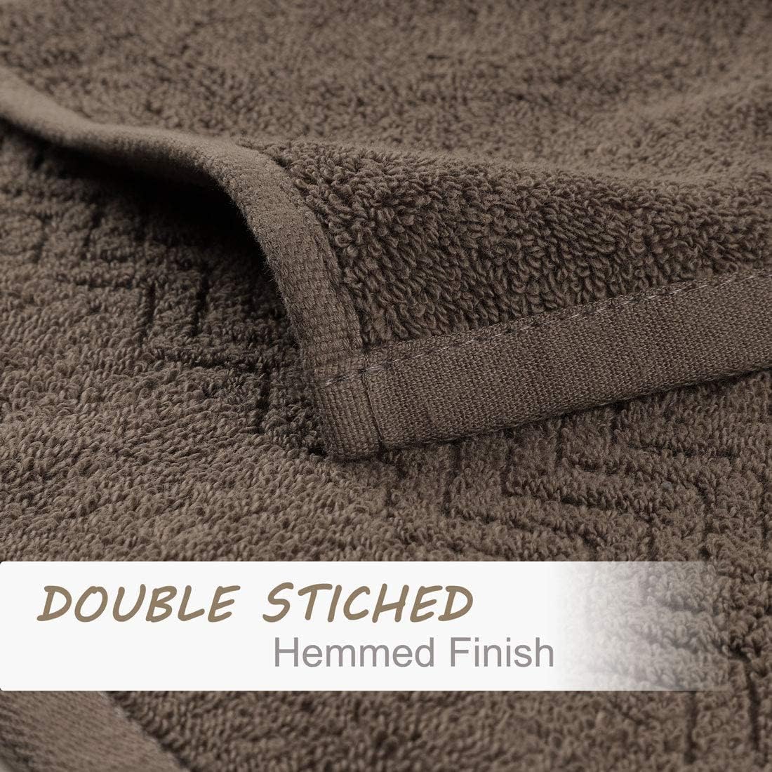 XYWHPGV Cotton Bath Towel-Natural, Ultra Absorbent, Lightweight Bath Sheets-Soft Bath Towel Set, Coffee, 4 Pack (E1930 701c1 0a149 5c836 ed276 77900