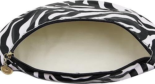 Miniatura 5 de Moda vacas imprimir cintura paquete Fanny Pack para mujeres niñas pequeño ajustable Hip Pack Bum bolsa Correr cinturón teléfono titular, Cebra),