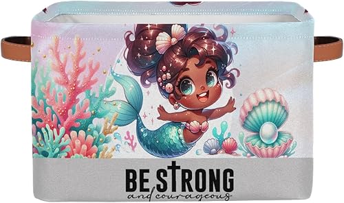 Miniatura 30 de Cesta de almacenamiento pequeña de color rosa con asas para niños, cubo plegable de tela, organizador de almacenamiento para guardería, sala de