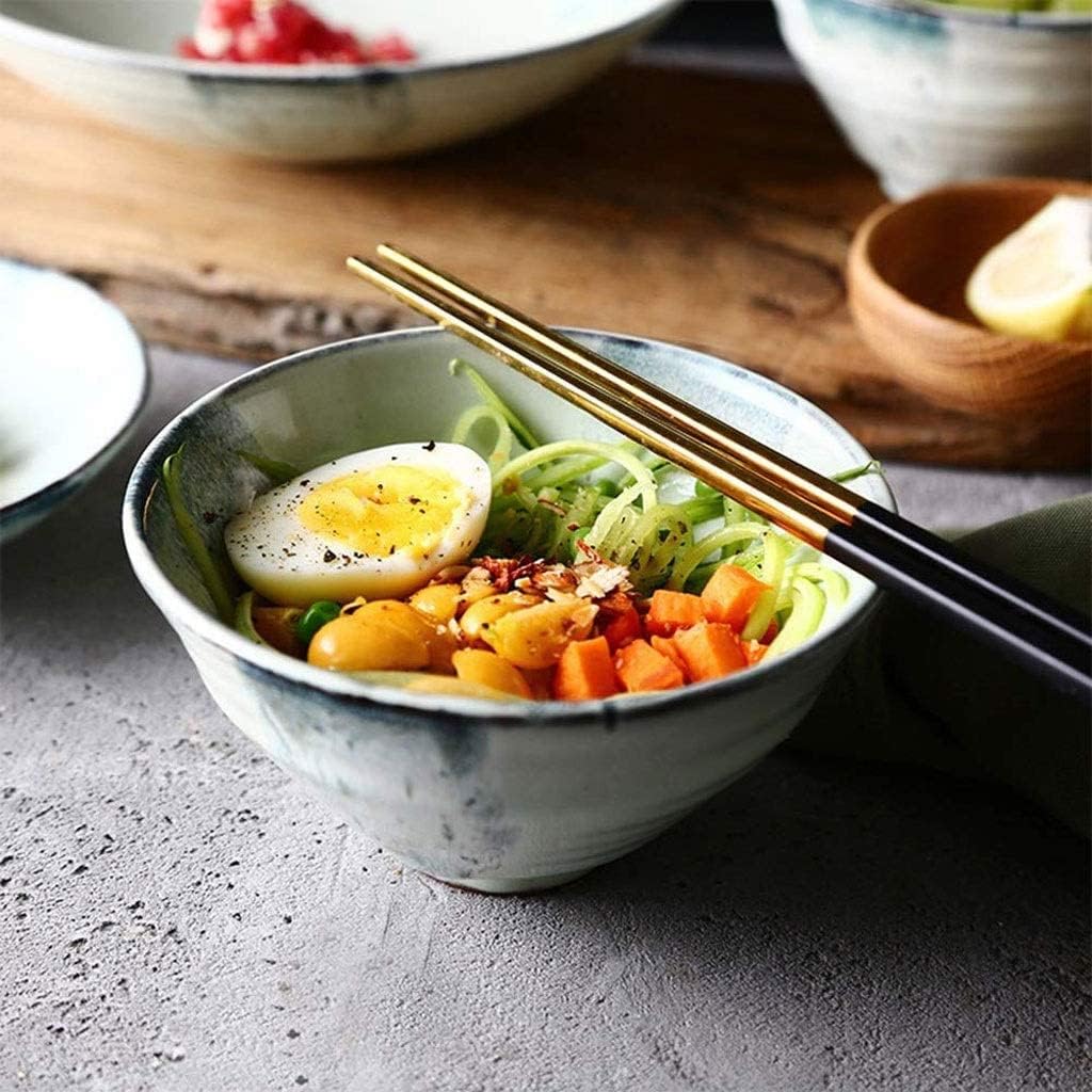 Ceramic Bowl - Tableware Rice Bowl Fruit Salad Bowl Small Bowl Simple Conical