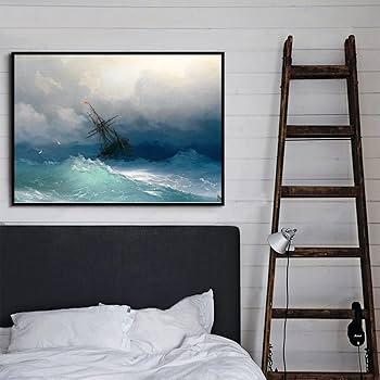 漆塗り フェドスキノ ソ連 海の嵐 壁掛け 漆塗り フェドスキノ ソ連 海の嵐 壁掛け 71iUaBQowCL._UF350