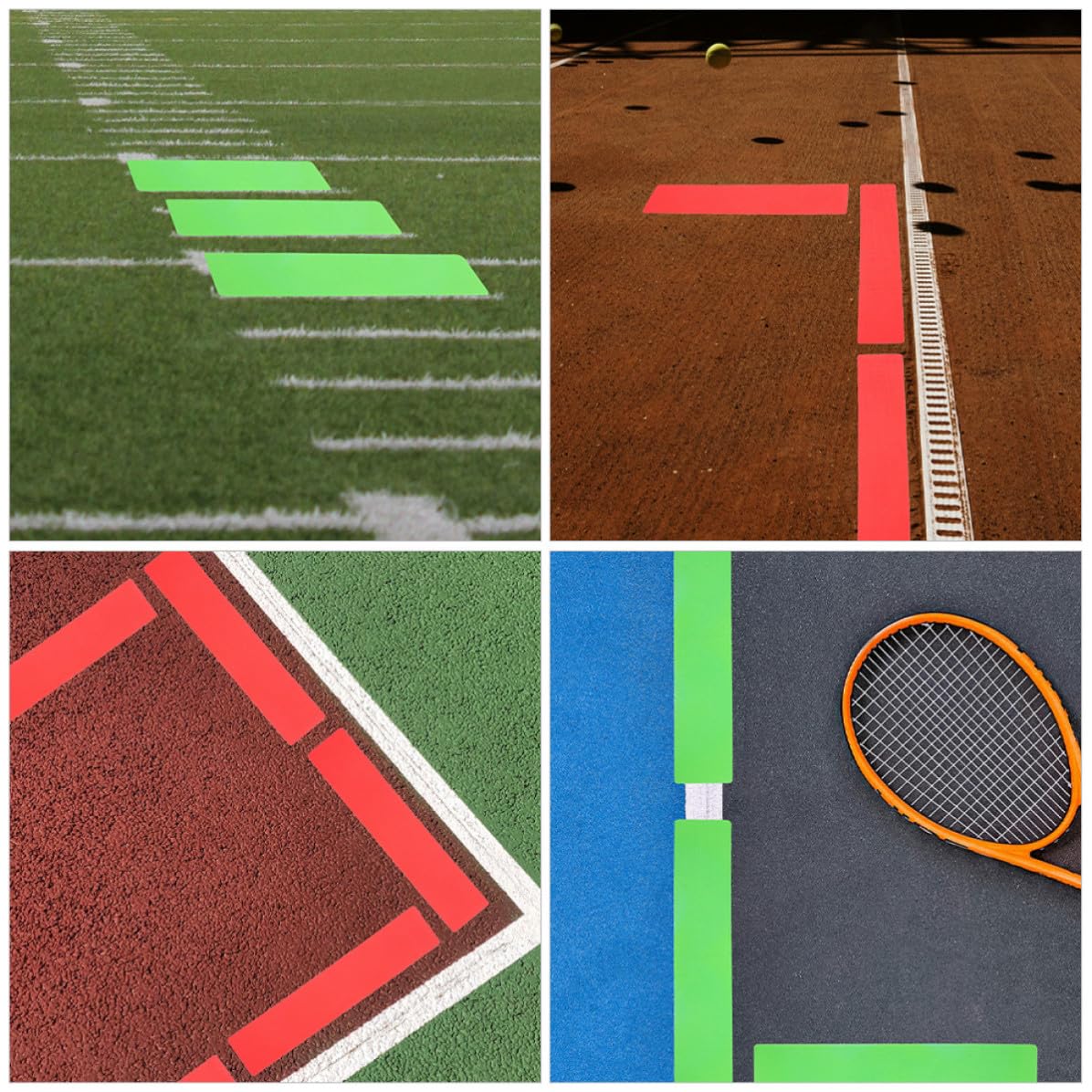 ABOOFAN Marcadores de Entrenamiento Deportivos de PVC Resistentes para Baloncesto y Tenis, 10 Piezas Portátiles para Agilidad y Entrenamiento en Cancha