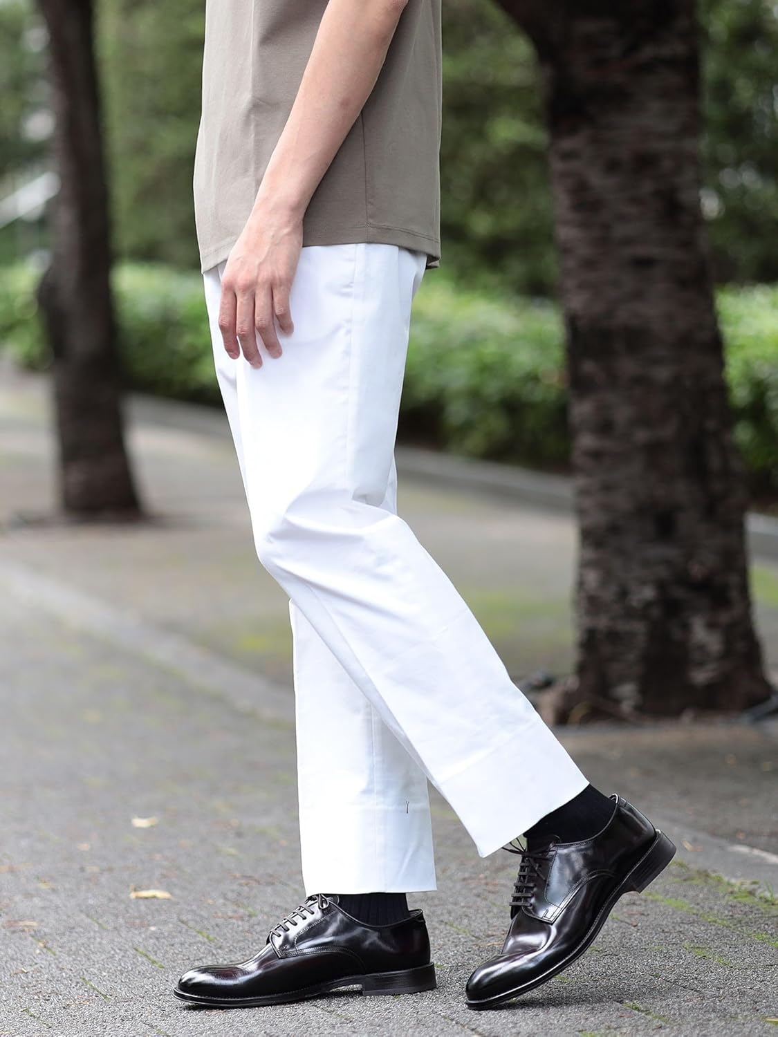 ■beams heart レースアップシューズ　プレーントゥ　外羽根 BEAMS HEART｜ガラスレザー 外羽根 プレーントゥー(25~27cm