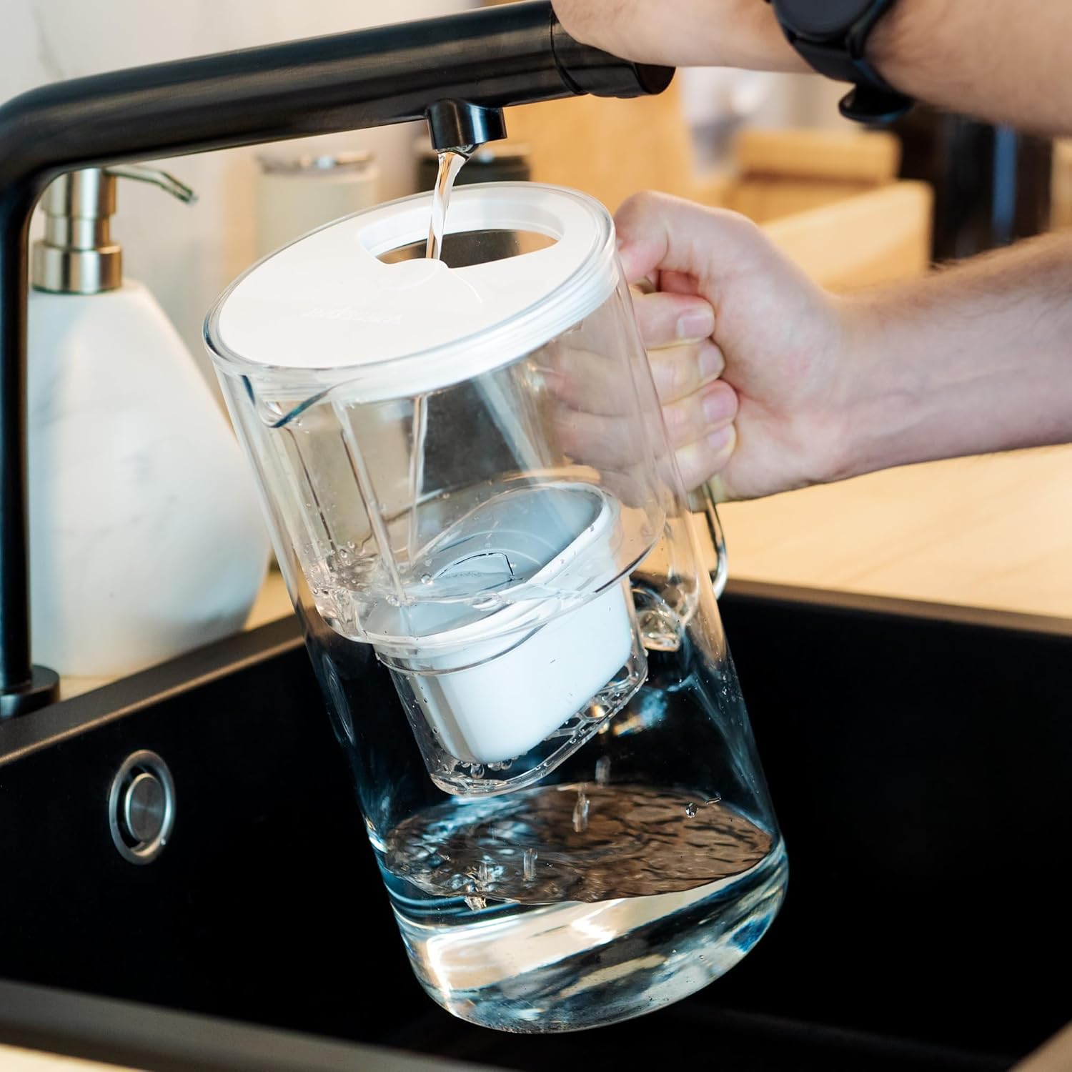 Wessper Cartucce Filtranti per l'acqua dura per Caraffa Filtrante 20 Pezzi, Ricambio per Dafi Unimax Aquaphor A5 BRITA Maxtra+ PHILIPS AWP212/10 | Filtraggio dell'acqua per Ridurre il Calcare il Cloro