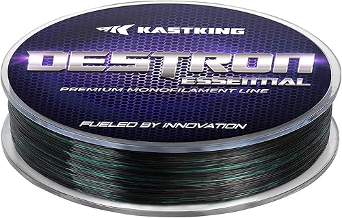 Miniatura 10 de KastKing Destron Essential - Línea de pesca de monofilamento, revestimiento avanzado de polímero para alta resistencia a la abrasión, súper suave,