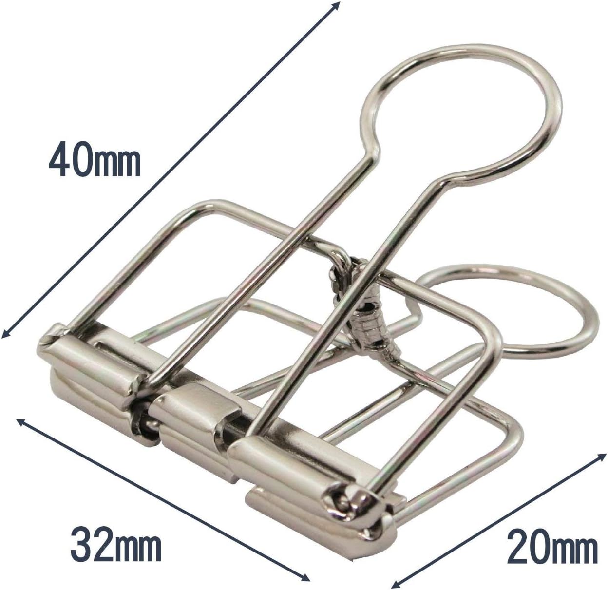 Suncake Com Lean Clip M LC-M20 10 Pack x 2 Boxes Silver