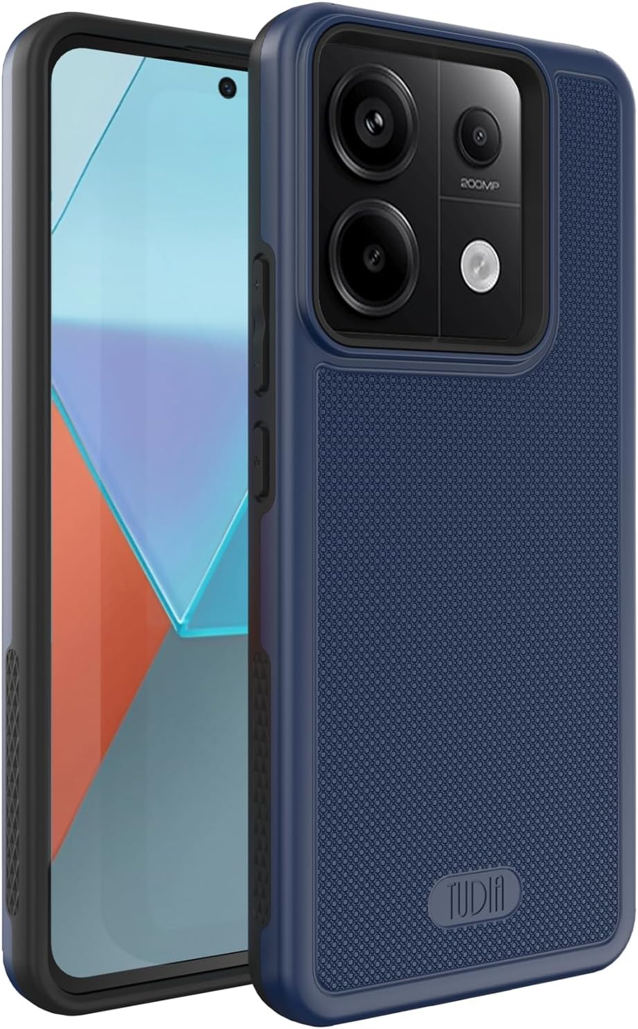 TUDIA DualShield Grip Designed for Xiaomi Redmi Note 13 Pro 5G / Poco X6 5G Case (2024), [MergeGrip] Military Grade Dual Layer Shockproof Slim Tough Heavy Duty Protective Phone Cover (Pine Green)