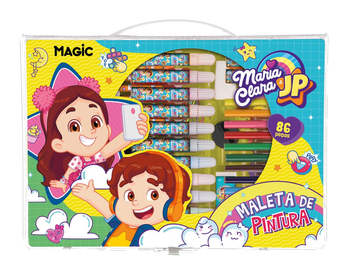 A Maleta de Pintura 86 Peças - Arts Maria Clara e JP | Amazon.com.br