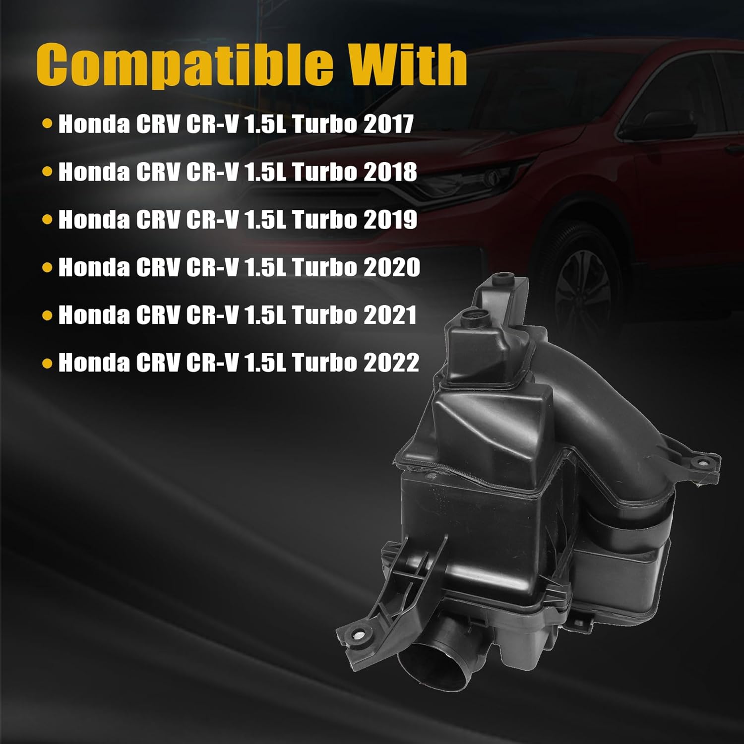 GXARTS 17201-5PA-A00 17210-5PA-A00 Air Intake Box Housing Cleaner Assembly Compatible With Honda CRV CR-V 1.5L Turbo 2017 2018 2019 2020 2021 2022