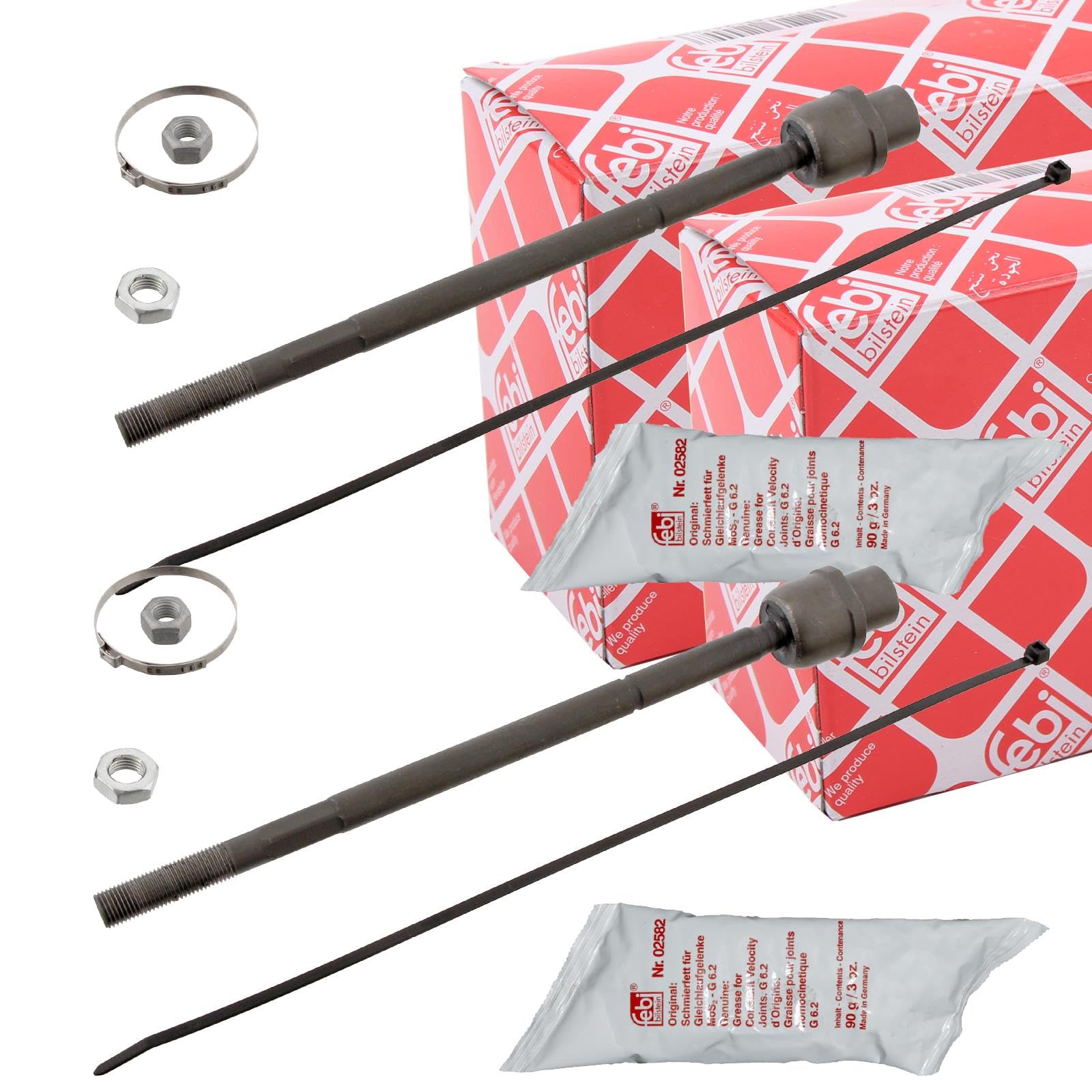BandelOne enthält 2x Febi Axialgelenk Axiale Spurstange Vorderachse passend für Meriva A