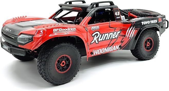 FSRC RC Truck1/7 Model TT 6S Red High-Speed Off-Road Desert Truckr RC car Short-Course Truck 4WD 100km/h+6S-RED