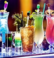 Vista 5 de Dfinego - Agitador de cócteles de acrílico transparente para cocteles, bares, cafeterías, decoración del hogar