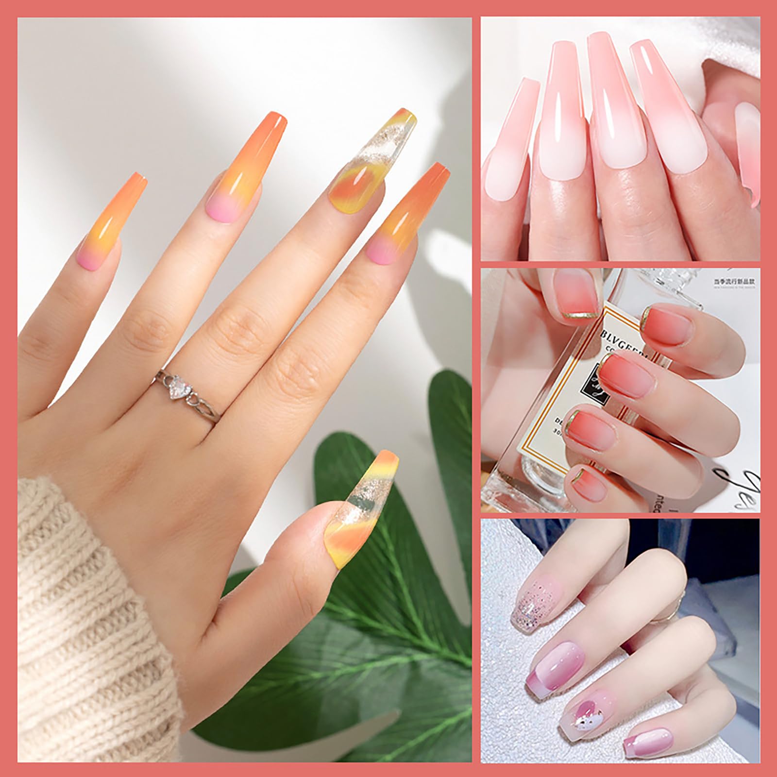 Palette di pigmenti per unghie, polvere per unghie cromata, glitter per nail art, effetto specchio metallico, pigmento olografico Aurora, polvere per unghie ombré per nail art, resina(03)
