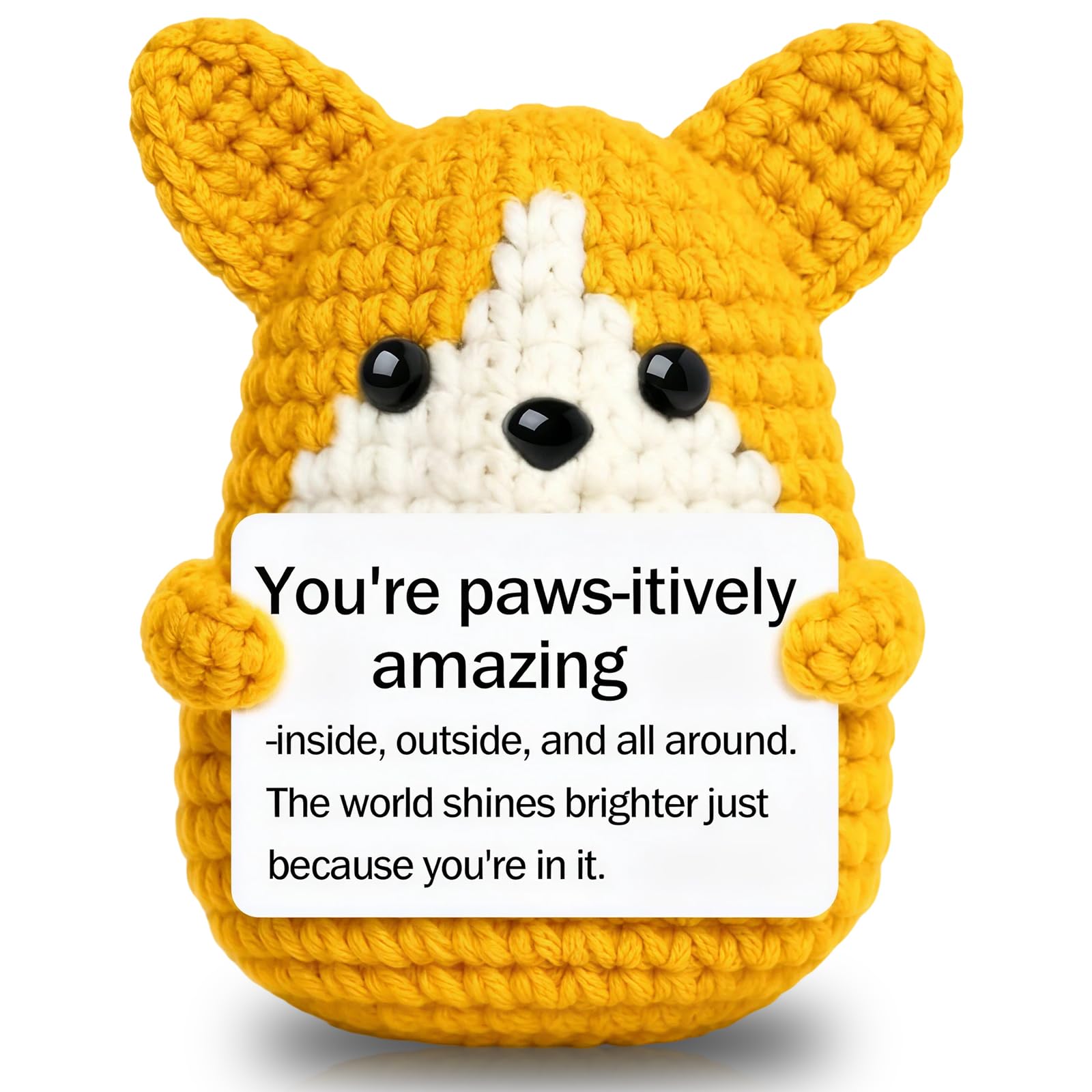 Corgi Crochet Ornament, Emotional Support Dog, Dog Lovers Gifts for Women
