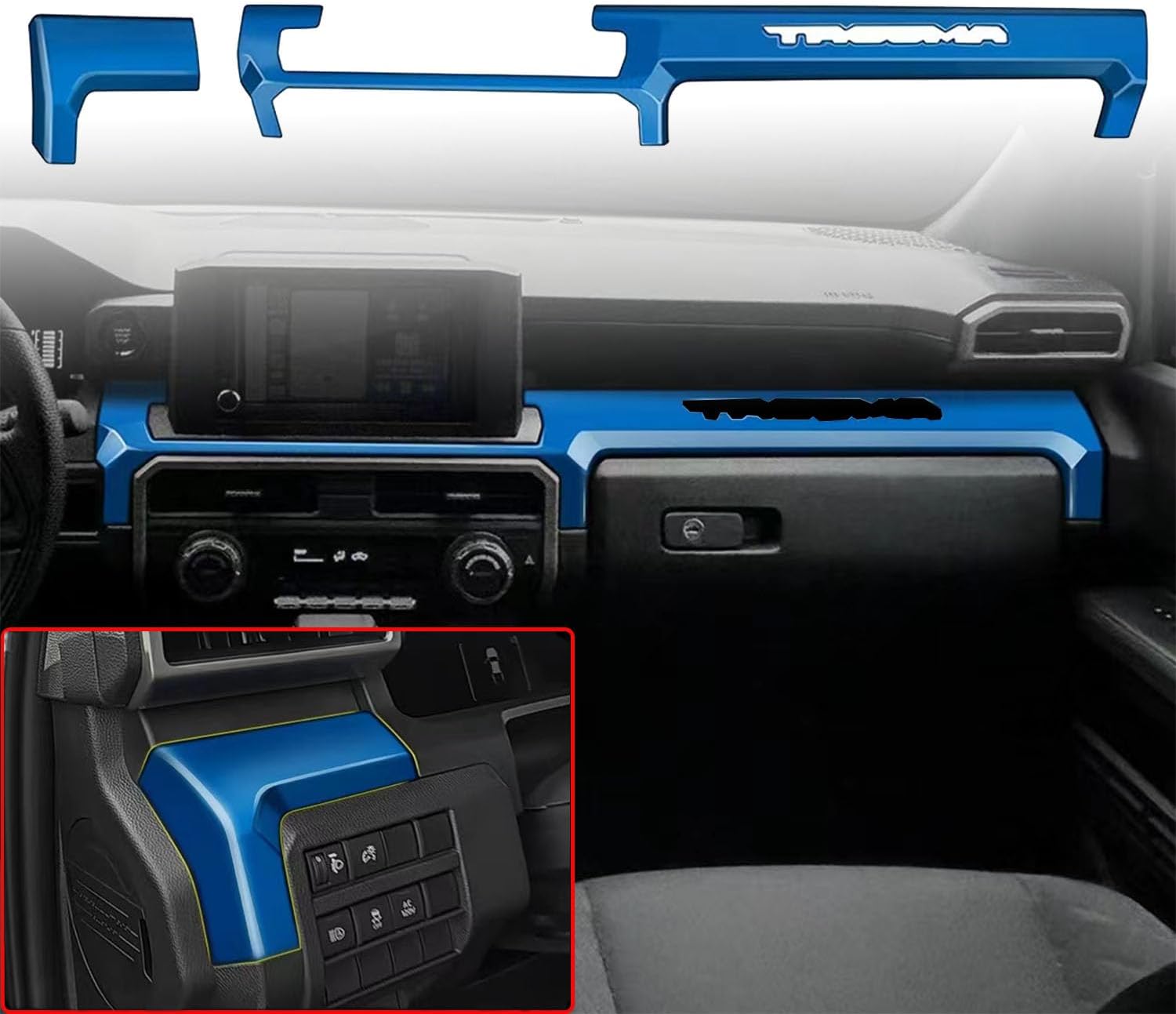 Amazon.com: for Toyota Tacoma 2024 2025 Interior Dashboard Center ...