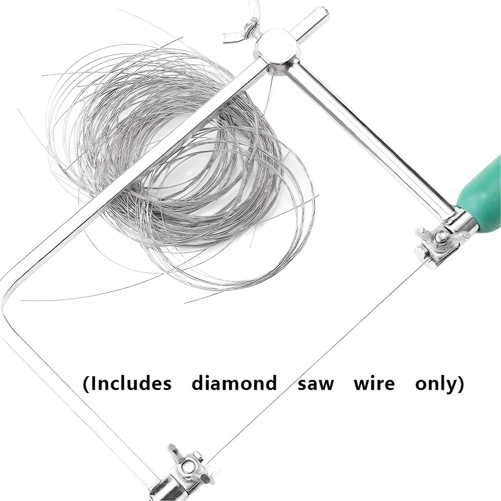 1-teilige Silberdrahtsäge, Diamantsägedraht, zuverlässiger Durchmesser 0,1 mm - 0,25 mm for professionelle Handwerkzeuge(0.2mm)